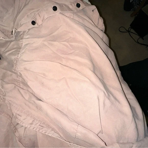 Blush pink Flowy jean top​ - Picture 2 of 7